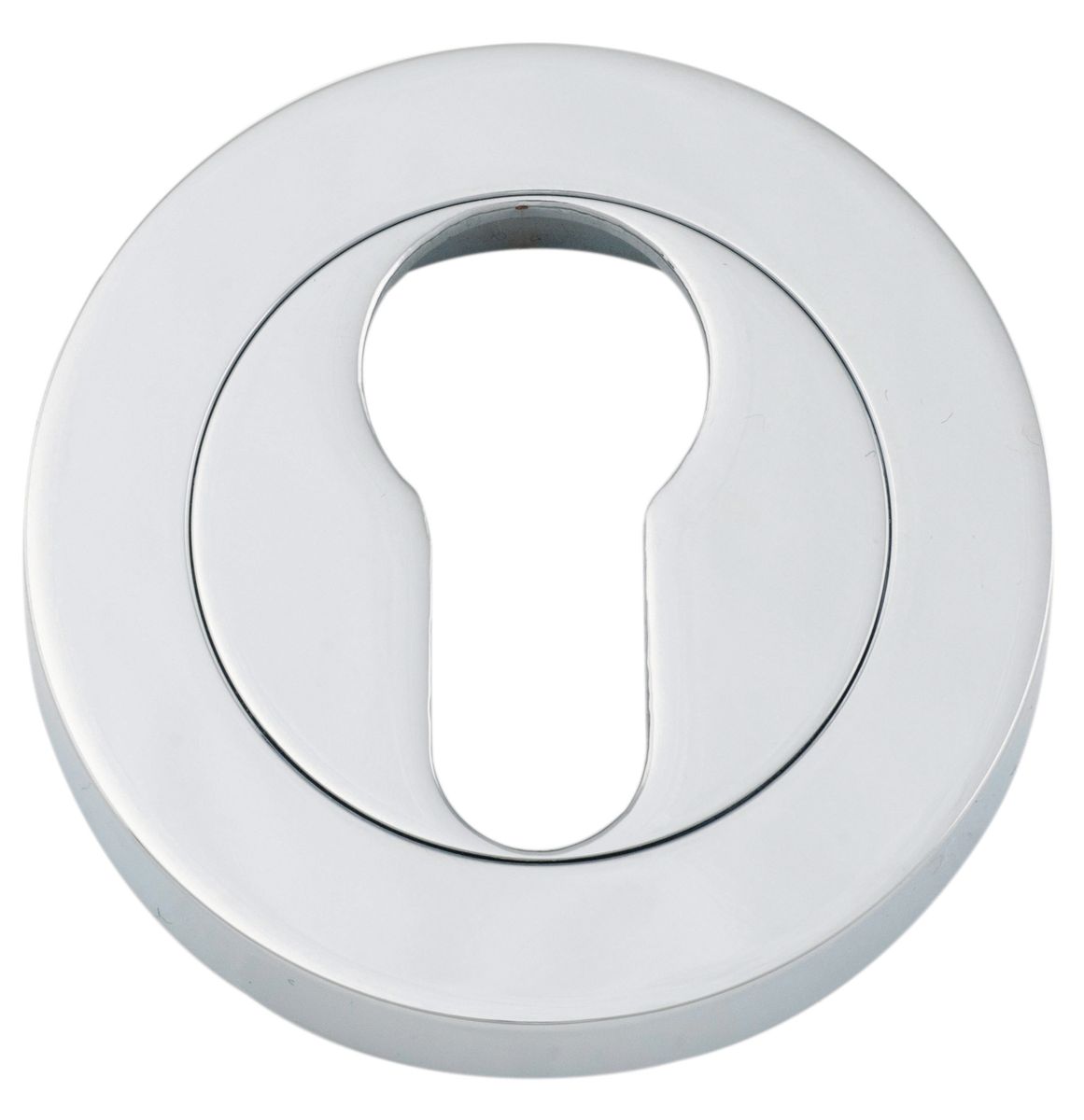 9304 - Euro Escutcheons -  Round - Polished Chrome