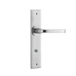 12288 - Annecy Lever - Chamfered Backplate - Brushed Chrome - Passage