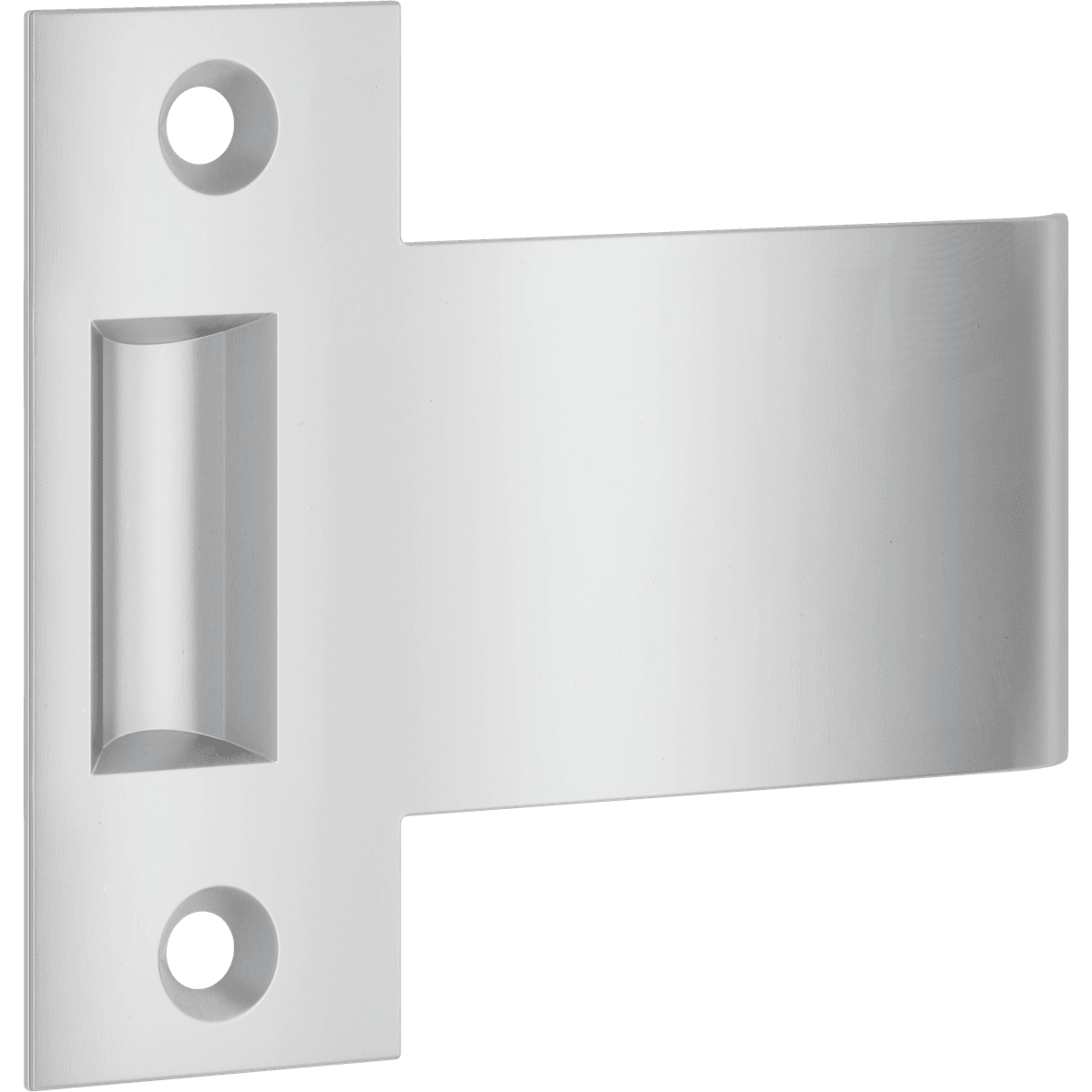 21966 - Extended Striker to Suit Roller Tube Latch - Brushed Chrome