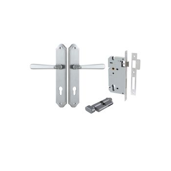 Copenhagen Lever - Shouldered Backplate Entrance Kit with High Security Lock