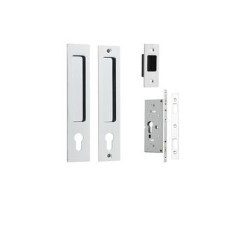 Rectangular Sliding Door Pull Entrance Kit with High Security Lock