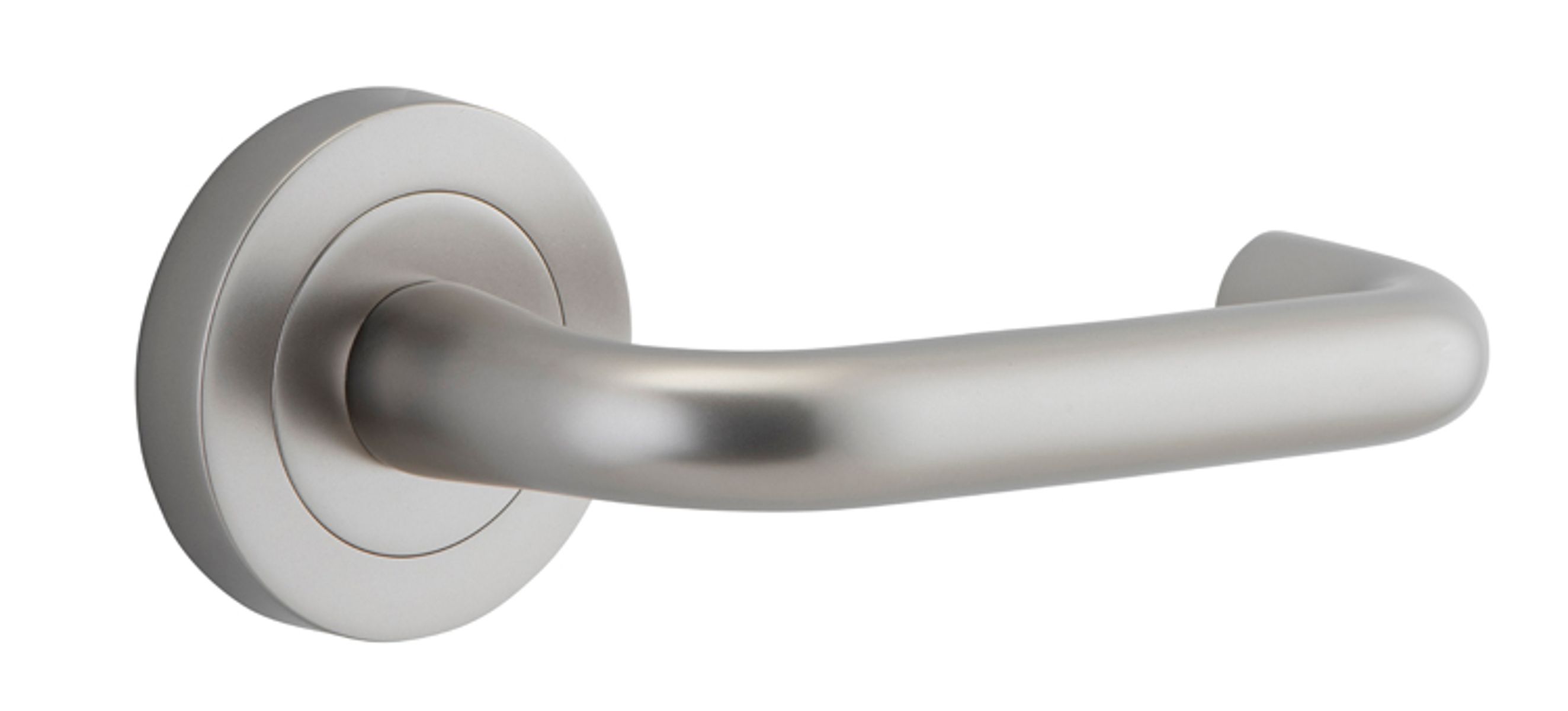 20359 - Oslo Lever - Round Rose - Satin Nickel - Passage