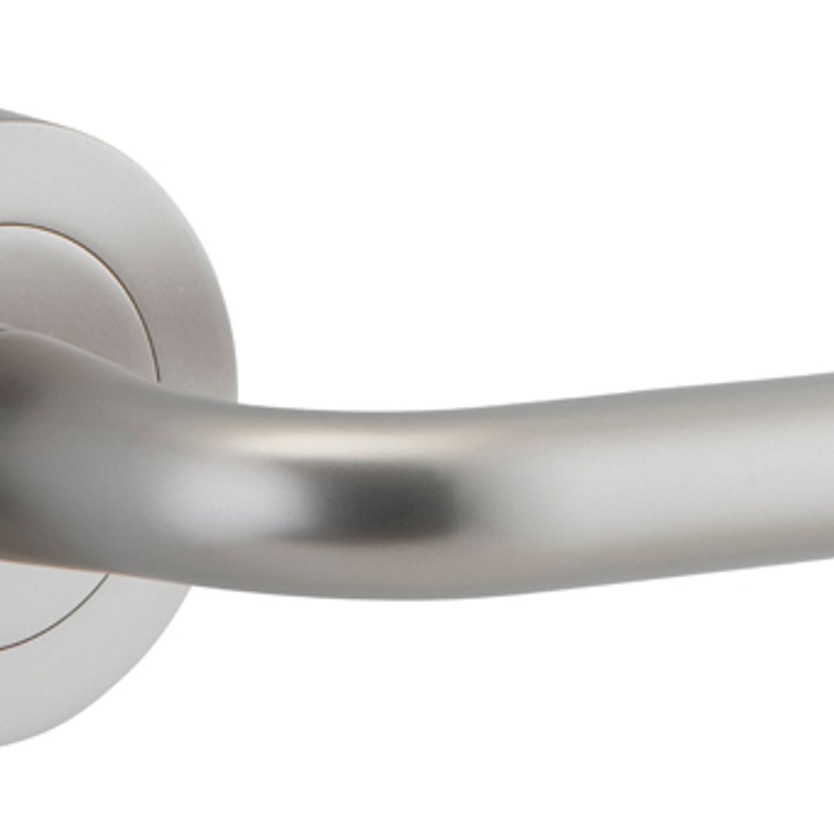 20359 - Oslo Lever - Round Rose - Satin Nickel - Passage