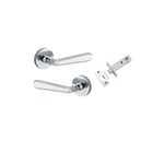 20804KPASS60 - Copenhagen Lever - Round Rose Passage Kit - Polished Chrome - Passage