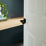 0413 - Berlin Lever - Square Rose - Matt Black - Passage
