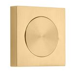 17128 - Blank Rose - Square - Brushed Gold PVD