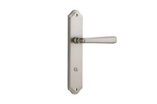 14874P85 - Copenhagen Lever - Shouldered Backplate - Satin Nickel - Privacy