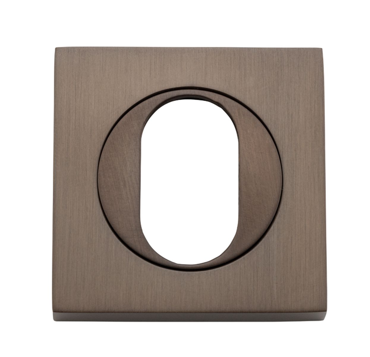 20101 - Oval Escutcheon -  Square - Signature Brass