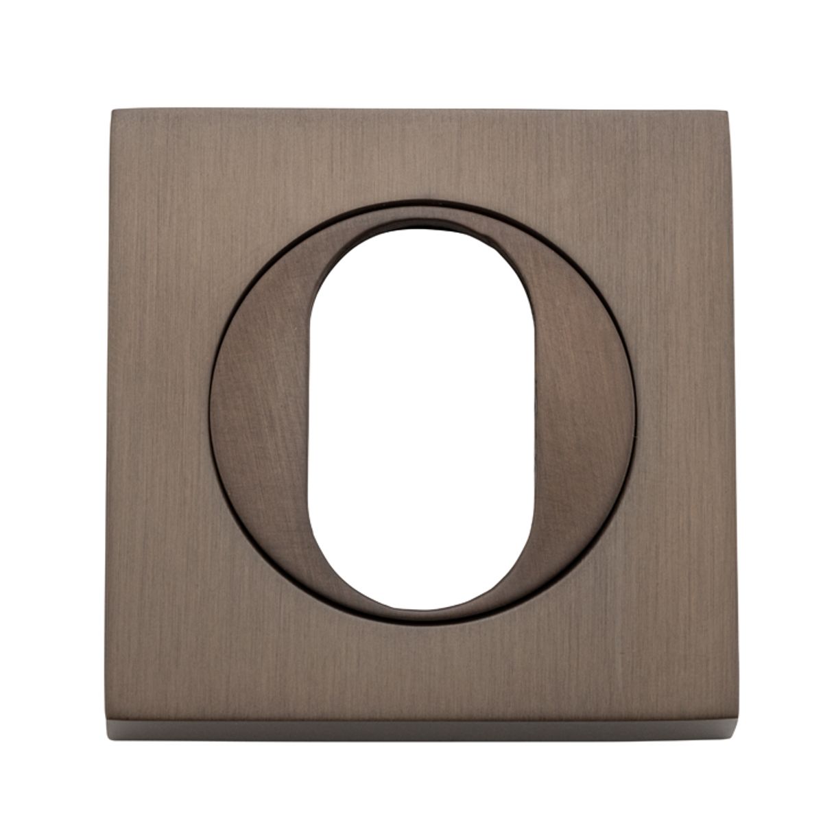 20101 - Oval Escutcheon -  Square - Signature Brass