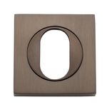 20101 - Oval Escutcheon -  Square - Signature Brass