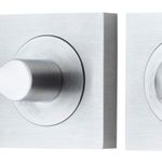 21724 - Accessibility Privacy Turn with Indicator - Square - Brushed Chrome