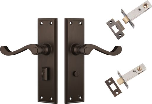 Milton Lever - Long Backplate Privacy Set