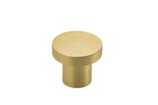 17438 - Osaka Cupboard Knob P28xD32mm - Brushed Gold PVD