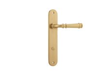 13230P85 - Verona Lever - Oval Backplate - Brushed Brass - Privacy