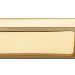 0514B - Cali Cabinet Pull with Backplate - CTC 96mm - Polished Brass