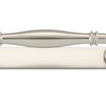 21069B - Sarlat Cabinet Pull with Backplate - CTC128mm - Satin Nickel