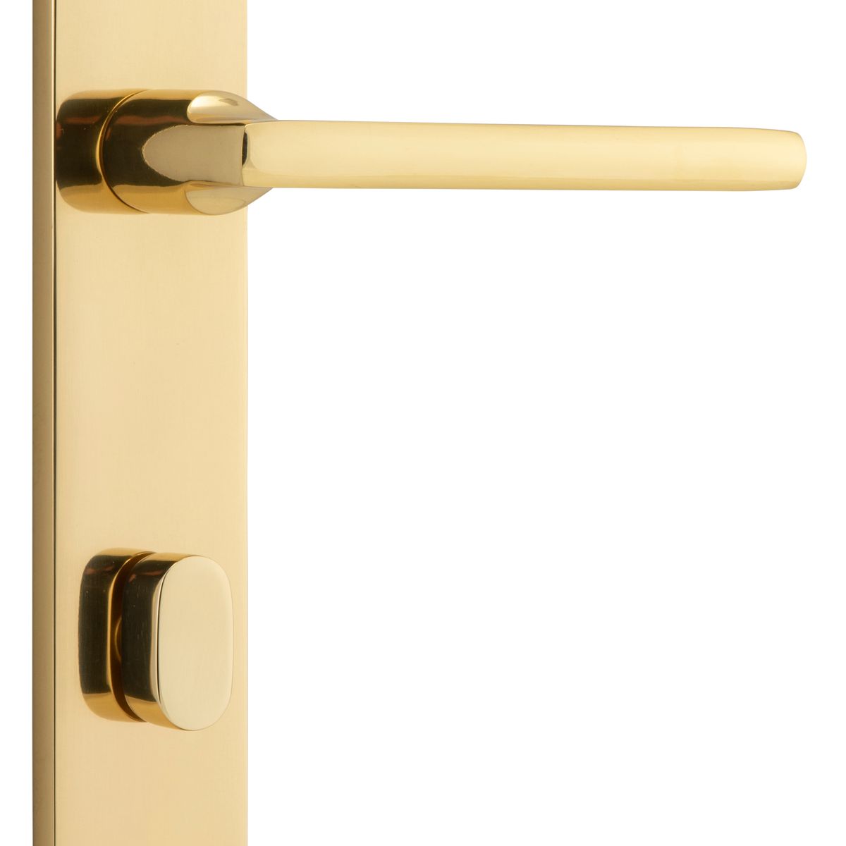 10226P85 - Baltimore Lever - Oval Backplate - Polished Brass - Privacy