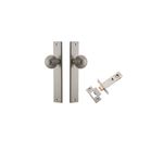 14824KPASS60 - Guildford Knob - Rectangular Backplate Passage Kit - Satin Nickel - Passage