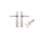 14224KPASS60 - Sarlat Lever - Oval Backplate Passage Kit - Polished Nickel - Passage