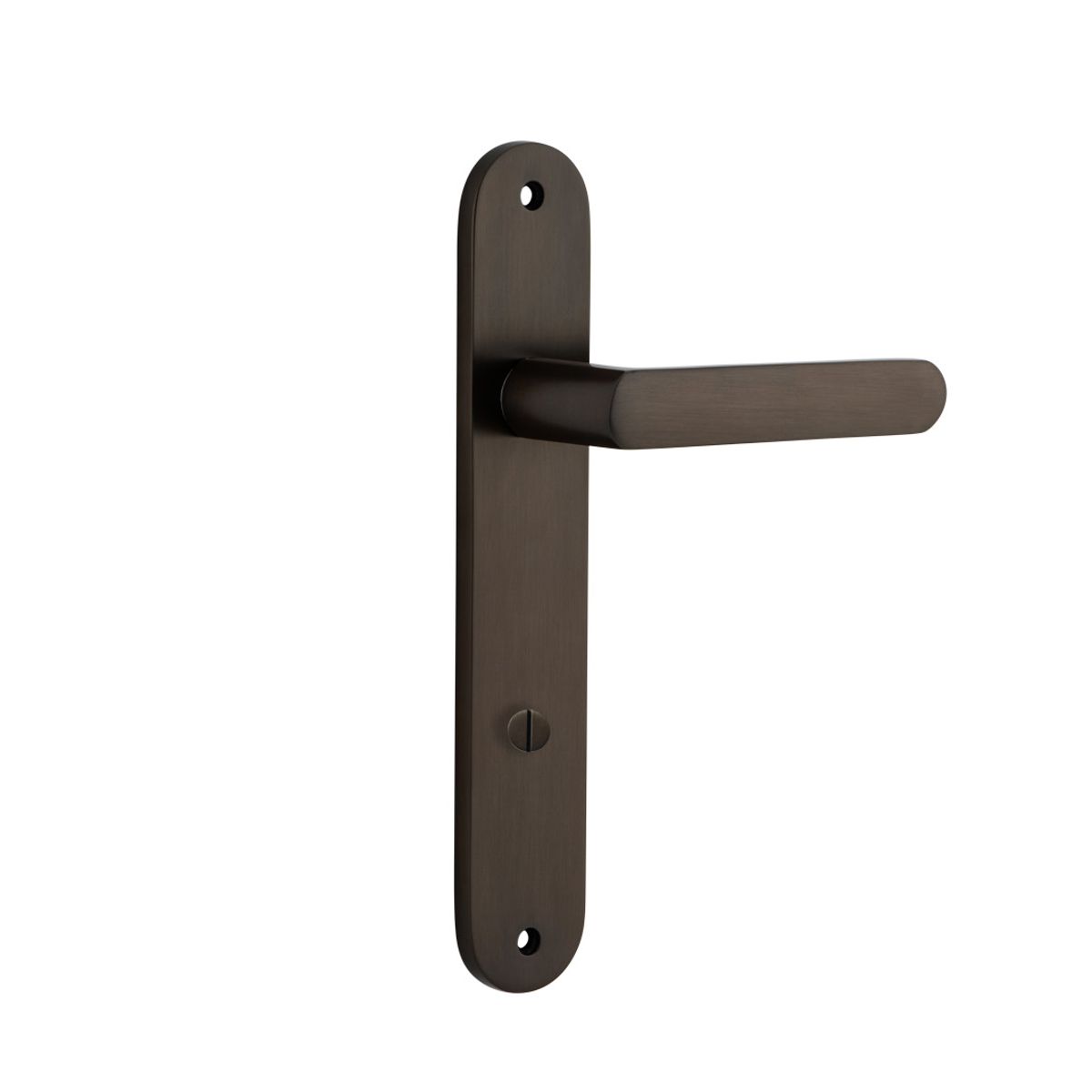 10864P85 - Osaka Lever - Oval Backplate - Signature Brass - Privacy