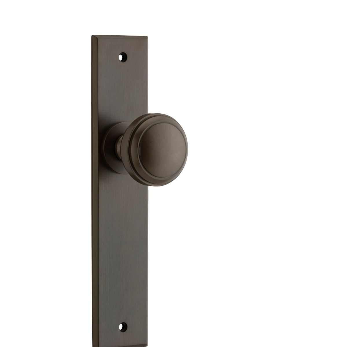 15331 - Paddington Knob - Chamfered Backplate - Signature Brass - Passage