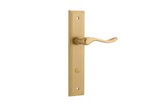 15426P85 - Stirling Lever - Stepped Backplate - Brushed Brass - Privacy