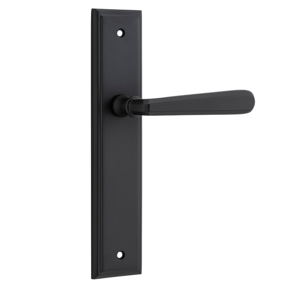 12878 - Copenhagen Lever - Stepped Backplate - Matt Black - Passage