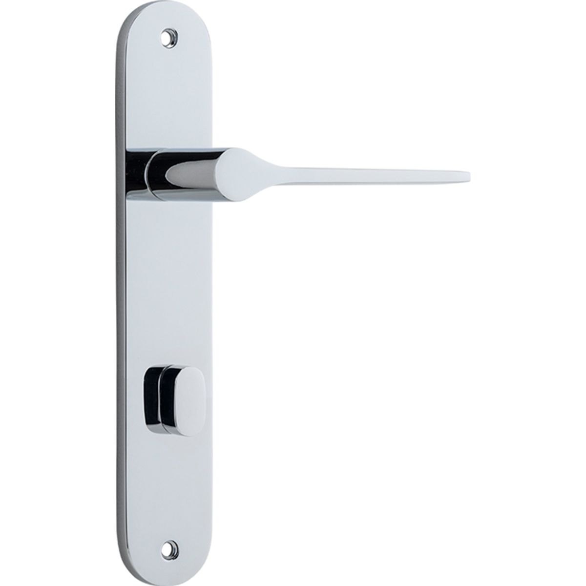 11770P85 - Como Lever - Oval Backplate - Polished Chrome - Privacy