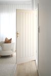 15368E85 - Osaka Lever - Chamfered Backplate - Brushed Brass - Entrance
