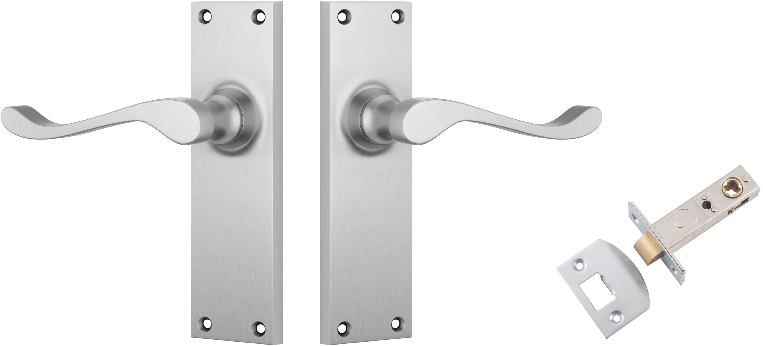 Victorian Lever - Long Backplate Passage Set