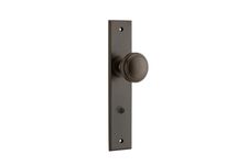 15331P85 - Paddington Knob - Chamfered Backplate - Signature Brass - Privacy