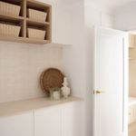 20776 - Osaka Lever - Round Rose - Brushed Brass - Passage