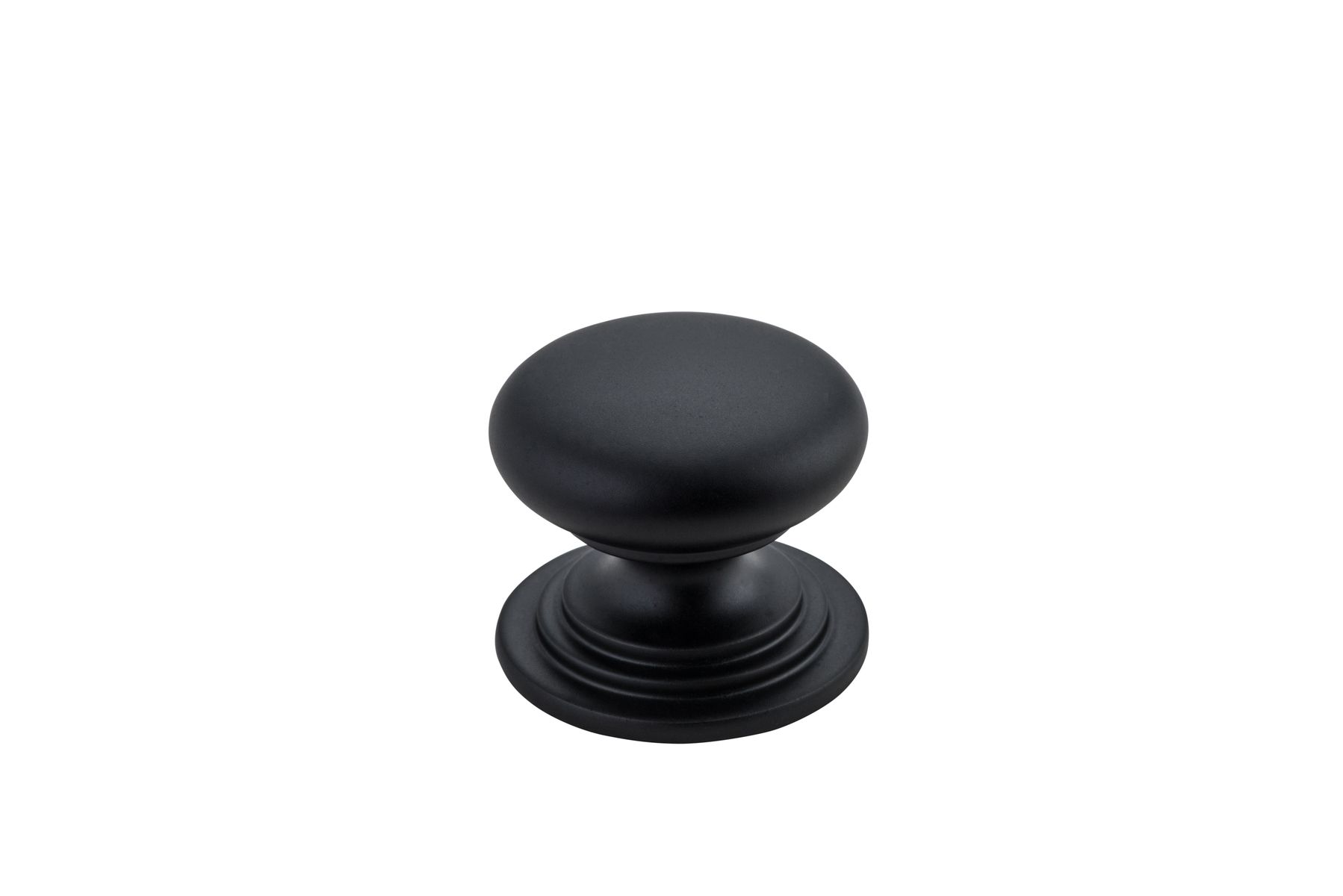 0564 - Sarlat Cupboard Knob - P27xD32mm - Matt Black