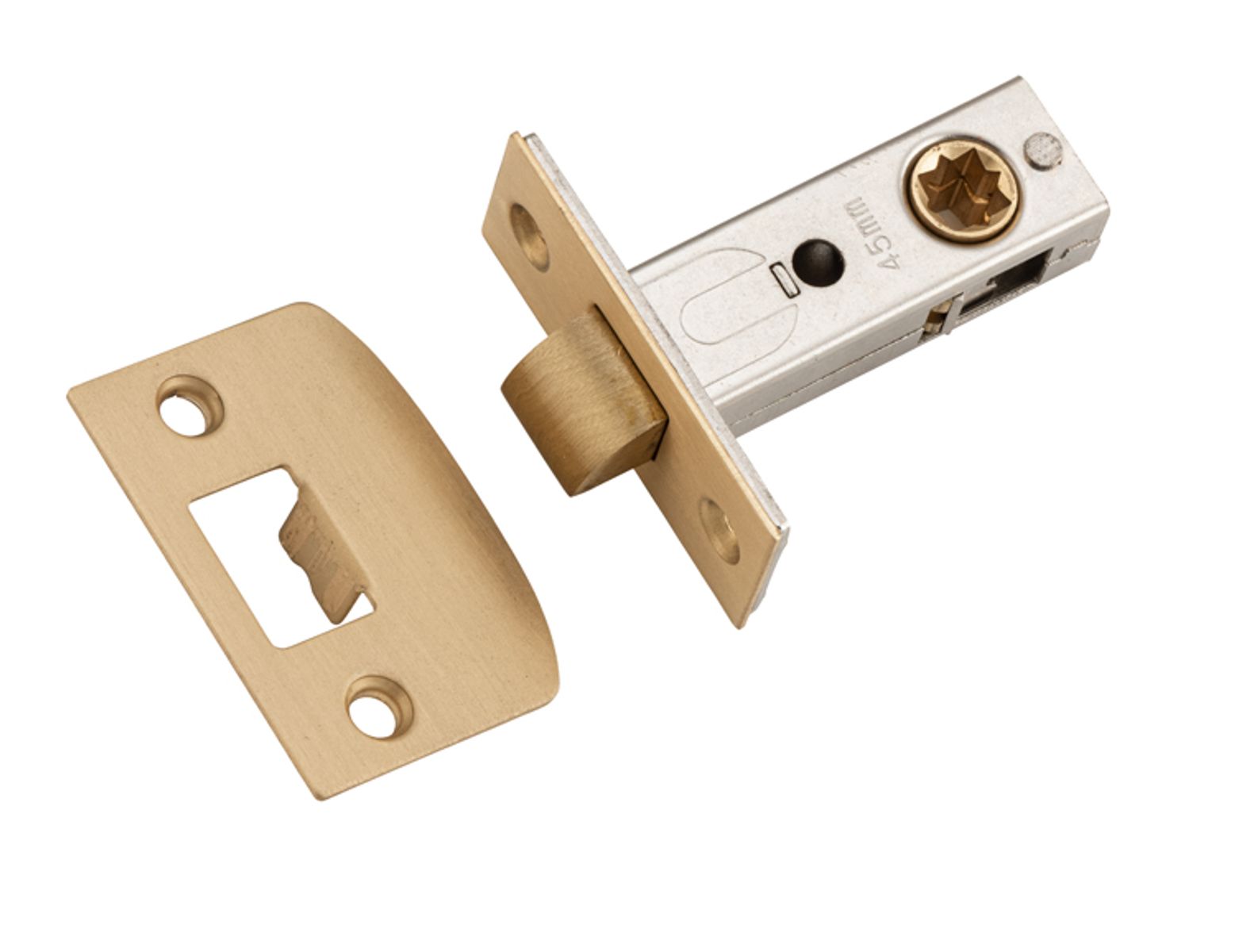 Hard Sprung Split Cam Tube Latch - L45mm
