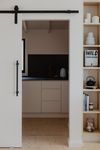 20704 - Helsinki Pull Handle - 450mm - Matt Black - Entrance