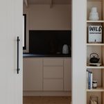 20704 - Helsinki Pull Handle - 450mm - Matt Black - Entrance
