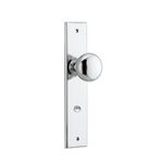 11946 - Cambridge Knob - Chamfered Backplate - Polished Chrome - Passage
