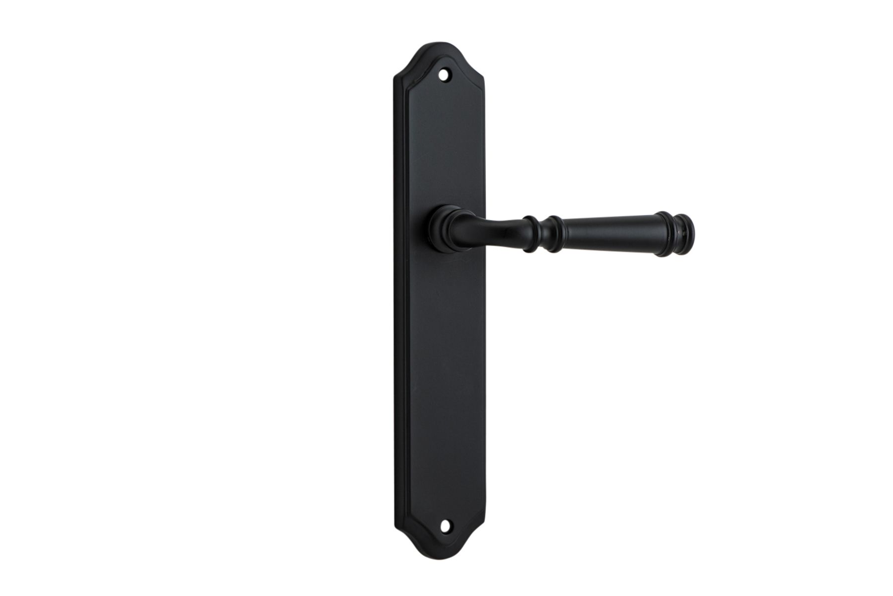 12718 - Verona Lever - Shouldered Backplate - Matt Black - Passage