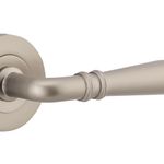 9209KIBPRIV60 - Sarlat Lever - Round Rose (Inbuilt Privacy) - Satin Nickel - Privacy