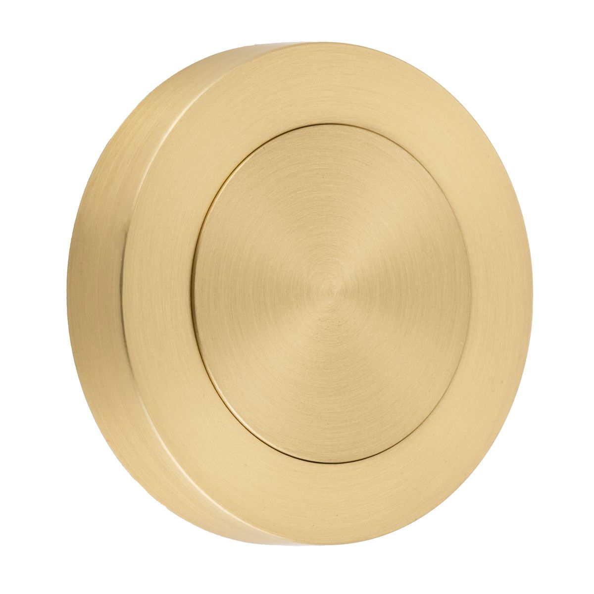 17127 - Blank Rose - Round - Brushed Gold PVD