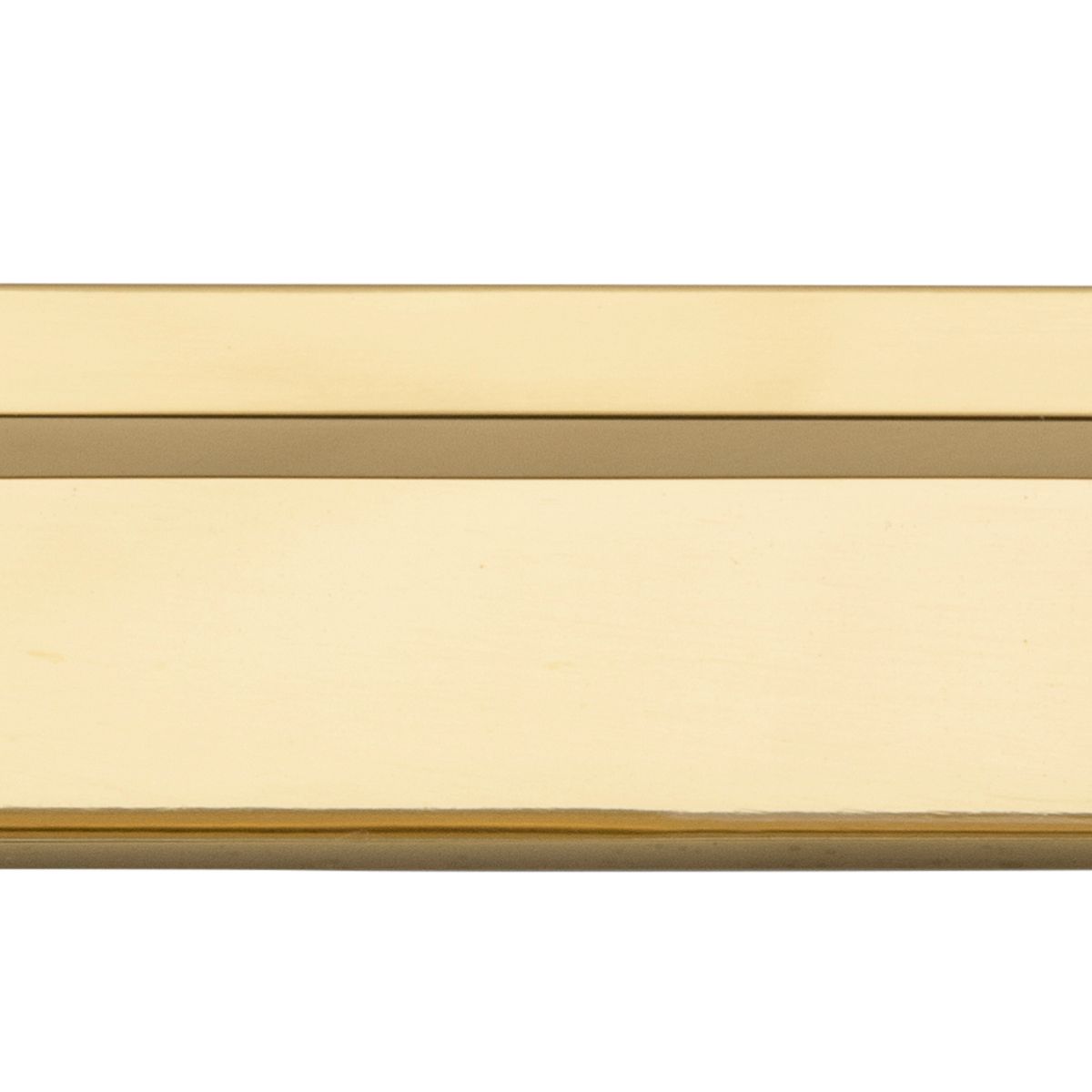 0515B - Cali Cabinet Pull with Backplate - CTC 128mm - Polished Brass
