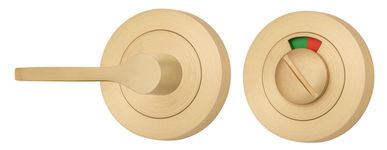 21715 - Accessibility Privacy Turn with Indicator - Round - Brushed Brass