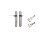 14770KPRIV60 - Como Lever - Oval Backplate Privacy Kit - Satin Nickel - Privacy