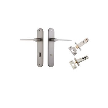 Como Lever - Oval Backplate Privacy Kit