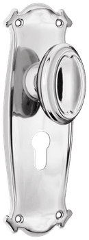 Bungalow Door Knob - Long Backplate