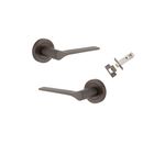 0361KPASS60 - Como Lever - Round Rose Passage Kit - Signature Brass - Passage