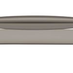 16938B - Sarlat Cabinet Pull with Backplate - CTC256mm - Graphite PVD