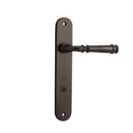 10730P85 - Verona Lever - Oval Backplate - Signature Brass - Privacy