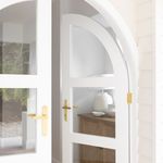 15364E85 - Osaka Lever - Oval Backplate - Brushed Brass - Entrance