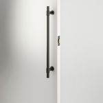 21860 - Roller Latch with Face Plate and Striker - Graphite PVD